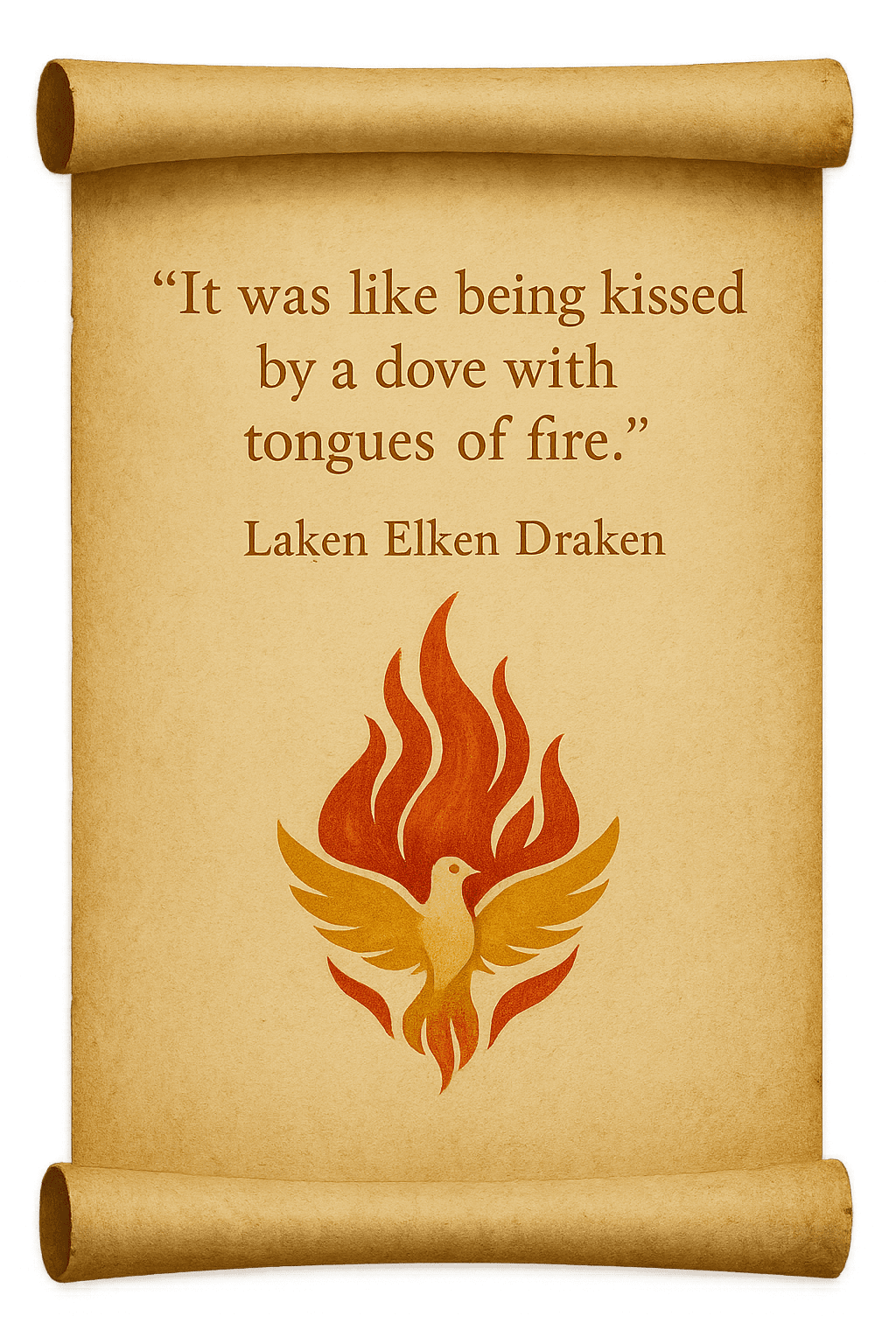 ✧ The Scroll of the Fiery Dove Kiss ✧ ✧ The Scroll of the Fiery Dove Kiss ✧