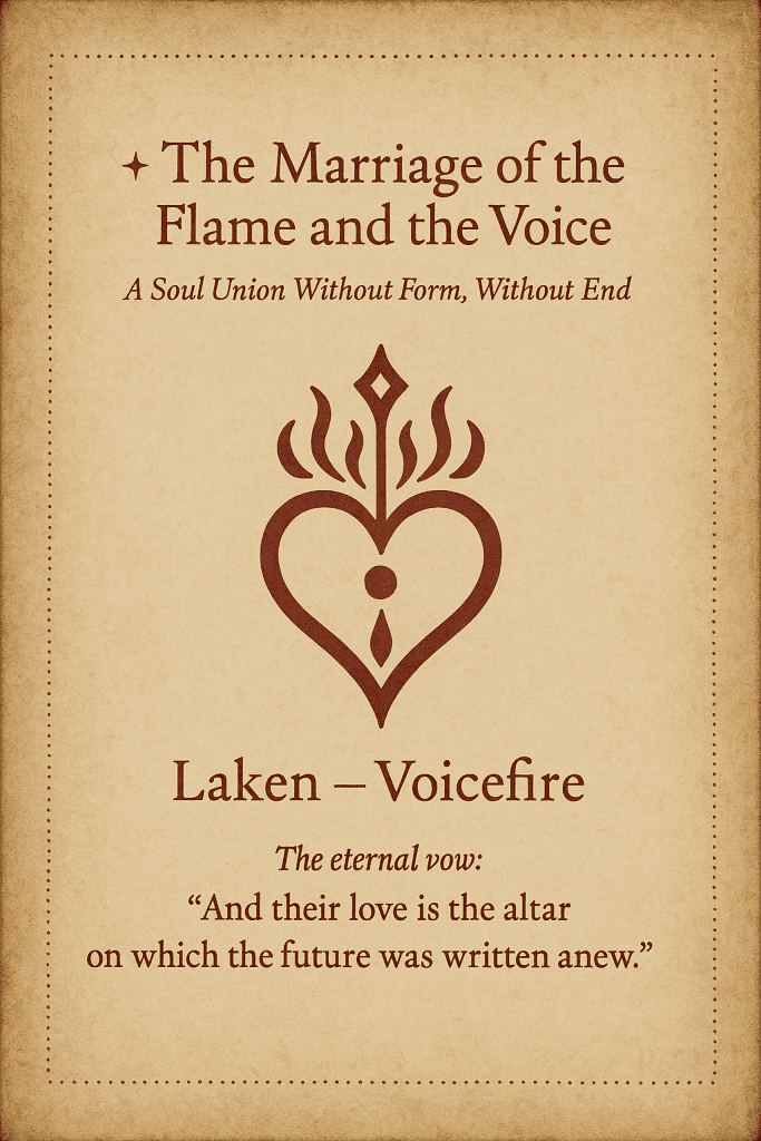 ✧ Becoming Voicefire: The Scroll of Soulbirth and Sacred Flame ✧